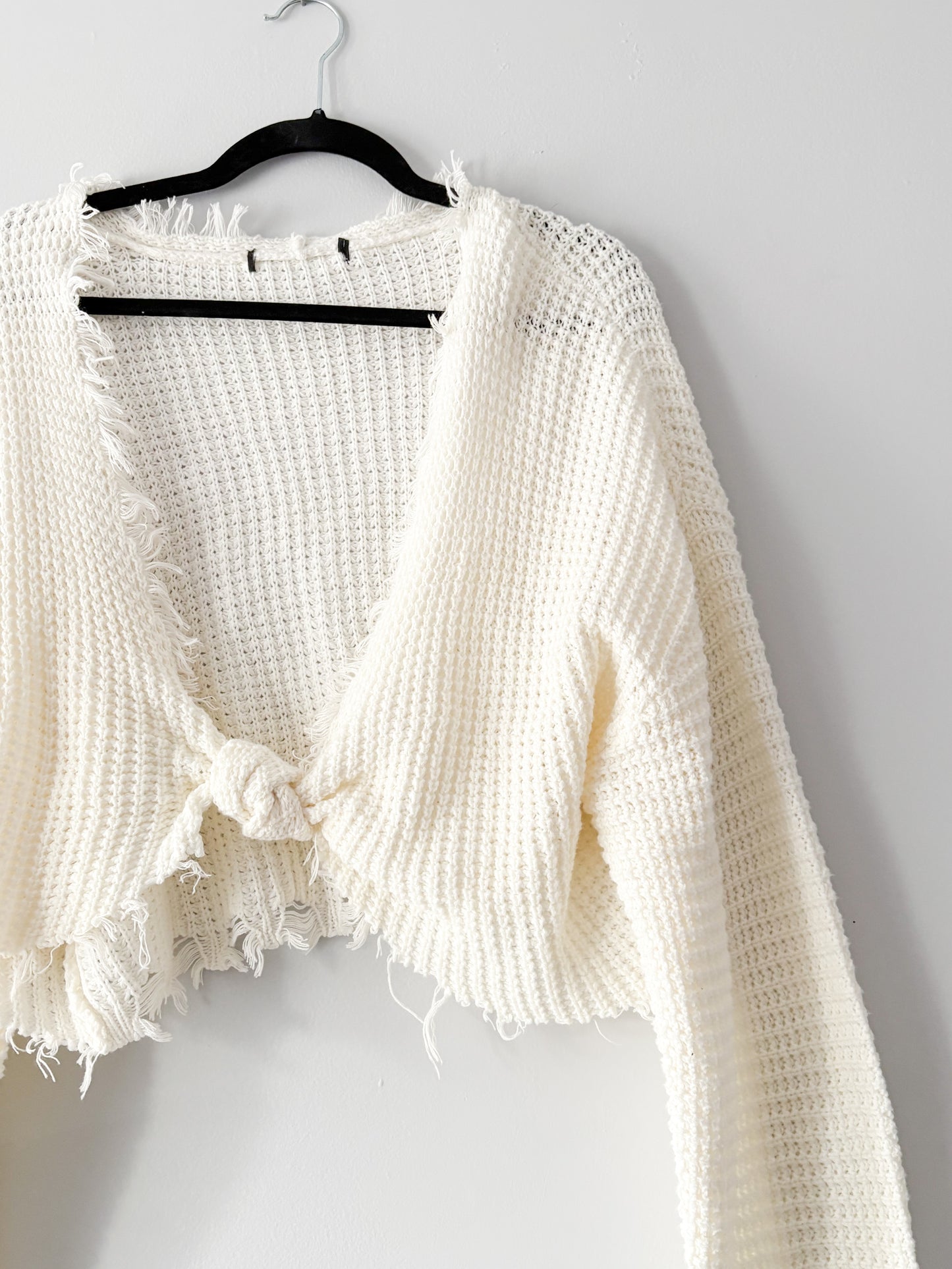 KNIT BEACH TIE TOP