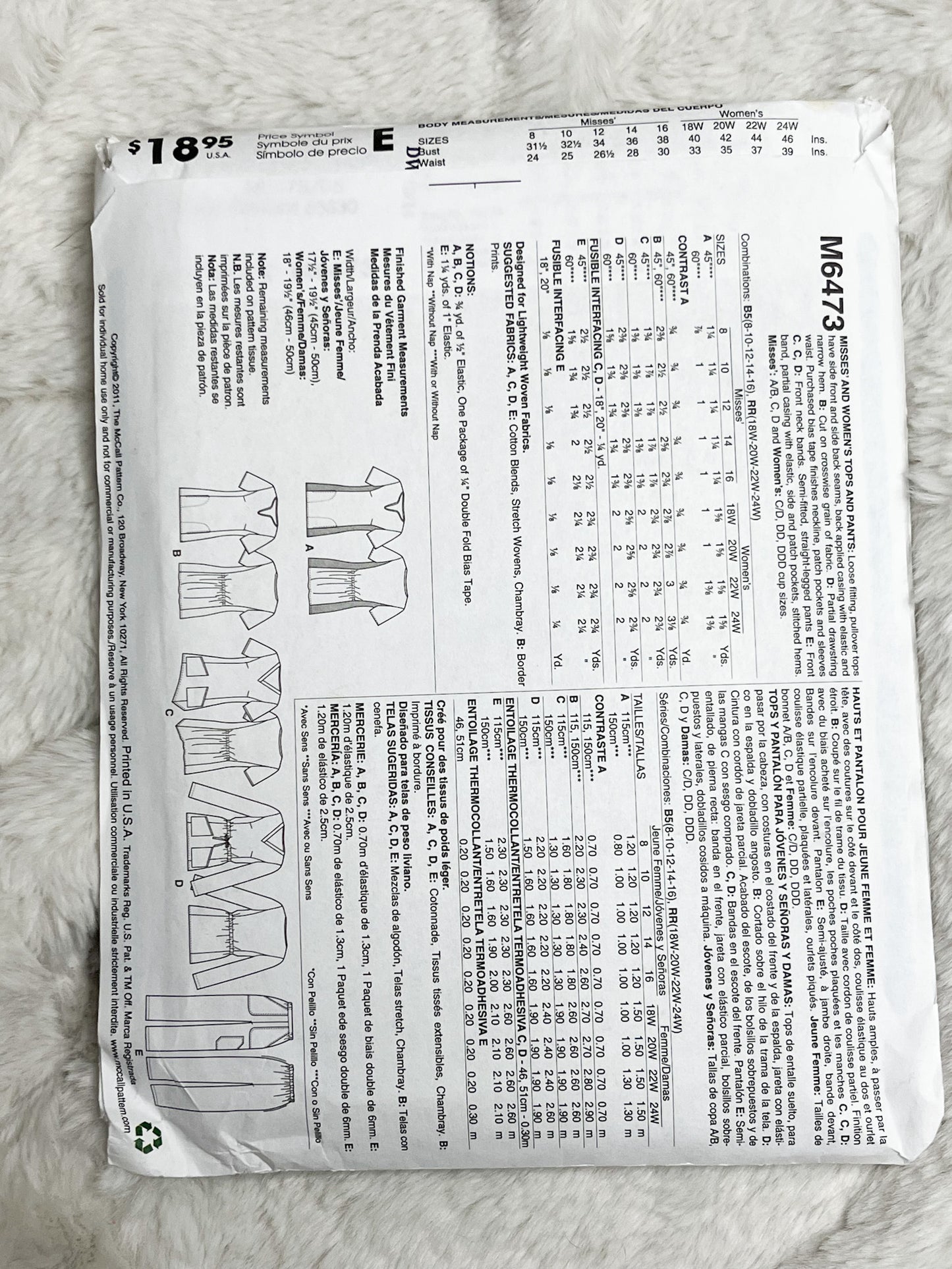 Pattern - Women's - Scrubs