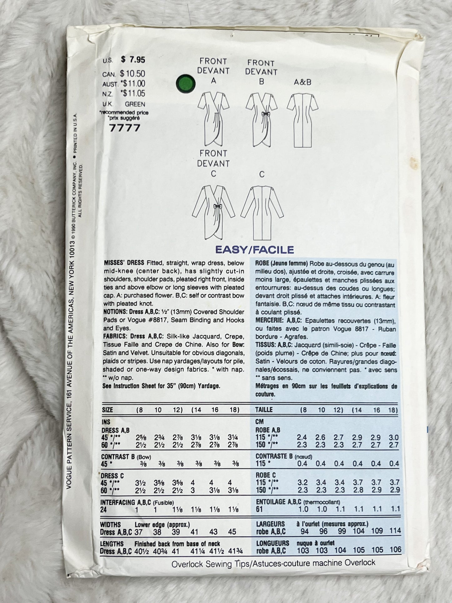 Pattern - Women's - Dress