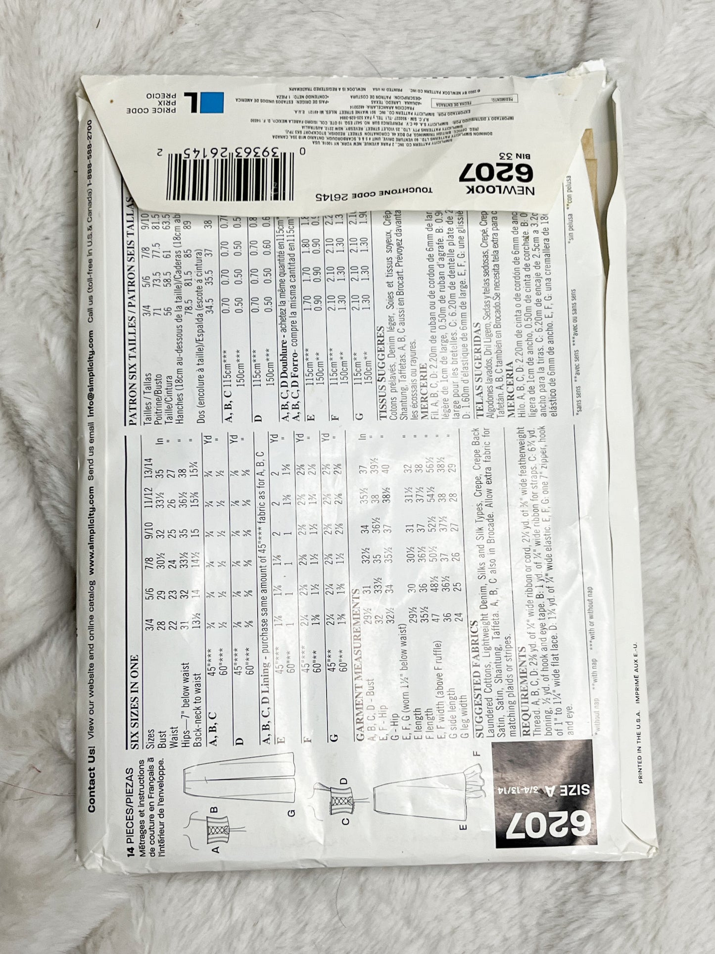 Pattern - Junior's - Corset/Skirt