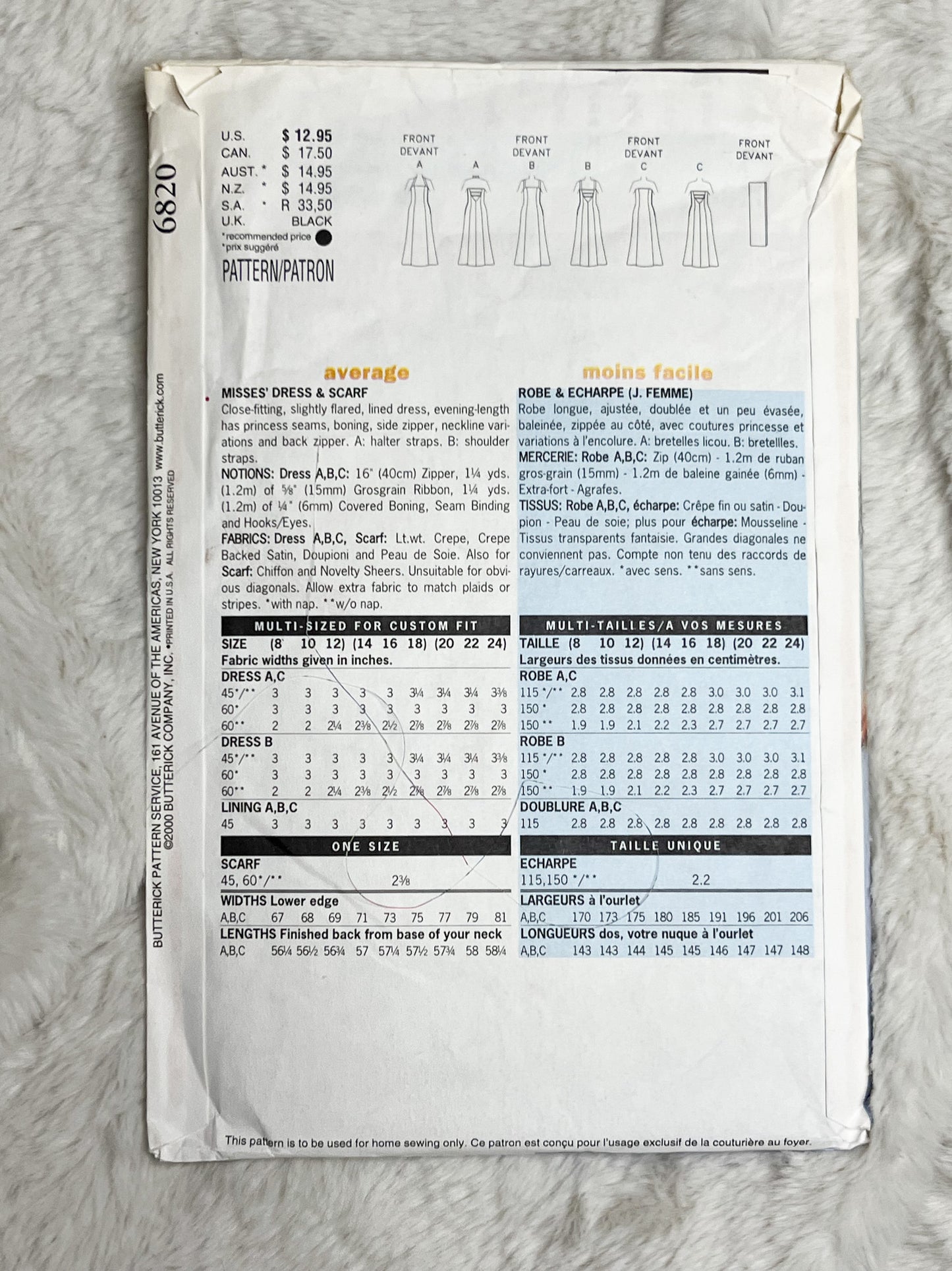 Pattern - Women's - Dress