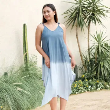 OMBRE HANDKERCHIEF DRESS