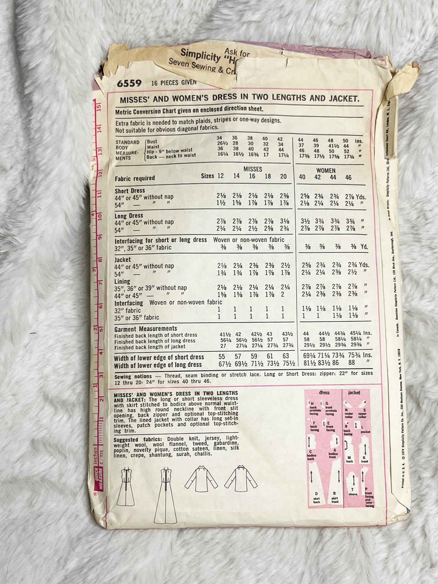 Pattern - Women's - Dress